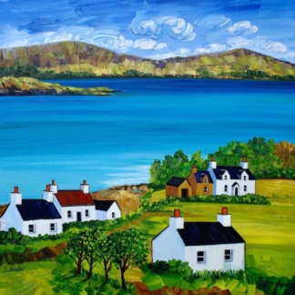 Image of Cottages at Stein, Skye by Sheila Fowler